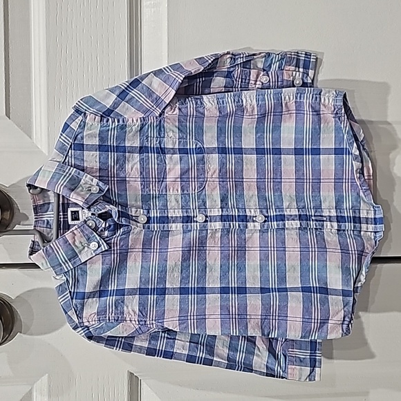 Plaid Janie and Jack button down - Picture 1 of 6